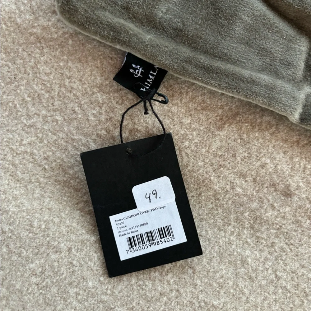Soft Velvet Olive Accent Pillow Cover - Neutral Home Accent